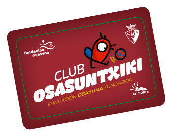 Tarjeta ¿Quieres formar parte del Club Osasuntxiki?